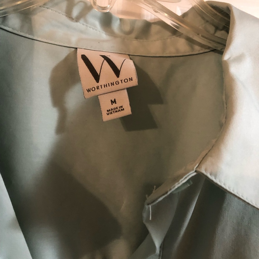 Worthington Sky Blue Collared Shirt - Picture 3 of 7